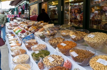 Stand på Naschmarkt i Wien, Østrig