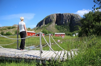 Udsigt mod Torghatten, Norge - Foto VisitHelgeland