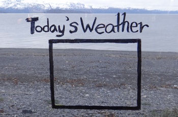 Dagens vejrudsigt i Homer, Alaska