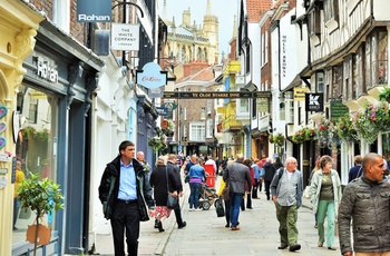 Shoppinggade i York - England