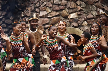 Lokale danser på Phinda Mountain Lodge