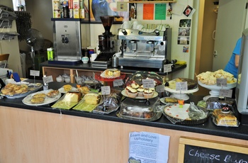 Tearoom. Udvalg af hjemmebag