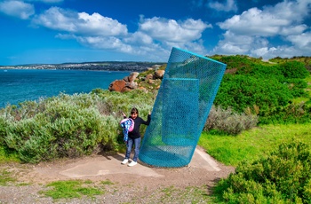 Lille pige på Granite Island, South Australia