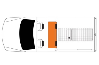 Britz Safari Landcruiser 4WD Floor Plan Dag - Australien