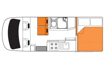 Britz Discovery Floor Plan Nat - Australien og New Zealand