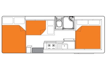 Britz Frontier Floor Plan Nat - Australien og New Zealand