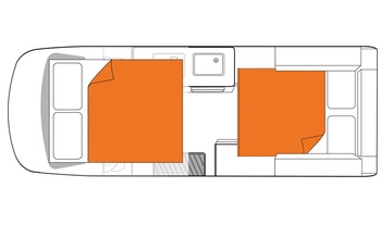 Britz Voyager Floor Plan Nat - Australien og New Zealand