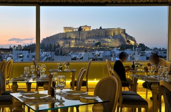 Acropolian Spirit Boutique Hotel - Udsigt mod Akropolis