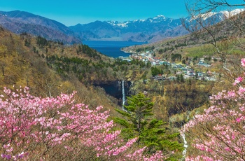Vandfladet Kegon Falls i Nikko National Park - Japan AS