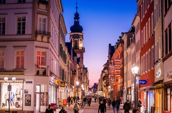 Aftenstemning i Heidelberg Altstadt © Heidelberg Marketing GmbH