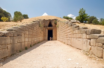 Agamemnons gravkammer i Mykene - Grækenland