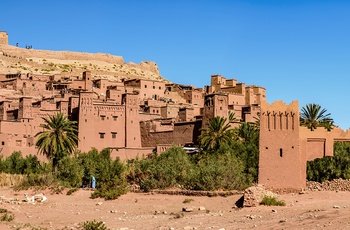 Ait Ben Haddou - ikoniske lerby mellem Atlasbjergene og ørkenen i Marokko