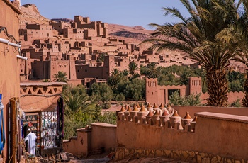 Ait Ben Haddou - ikoniske lerby mellem Atlasbjergene og ørkenen i Marokko