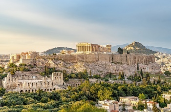 Akropolis og Parthenon-templet i Athen - Grækenland