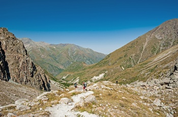 På vandretur i Ala Archa National Park i Kirgisistan