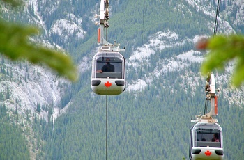 Banff Gondola - kabelbane i Banff National Park og Alberta, Canada