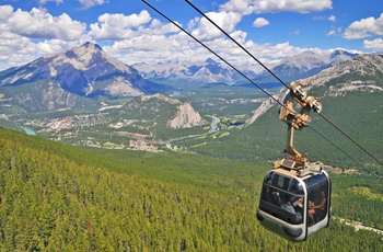 Banff Gondola - kabelbane i Banff National Park og Alberta, Canada