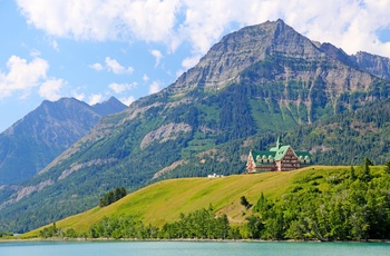 Prince of Wales Hotel i Waterton National Park, Alberta i Canada