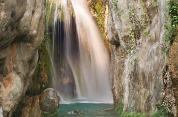 Vandfaldet Les Fonts de l'Algar i Alicante