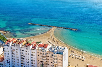 Stranden Playa del Postiguet i Alicante