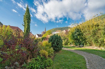 Sti mod Husseren les Chateaux i Alsace, Frankrig