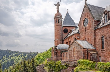 Kloster Mont Sainte-Odile i Obernai, Alsace i Frankrig