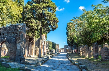 Gammel vej i Pompeji