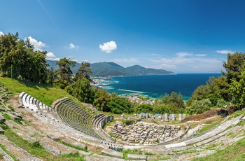 Amfiteateret på øen Thassos - Grækenland