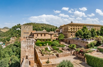 Nasrid Paladset i Alhambra, Andalusien