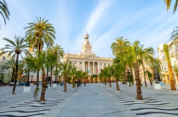 Rådhuset i Cadiz, Andalusien