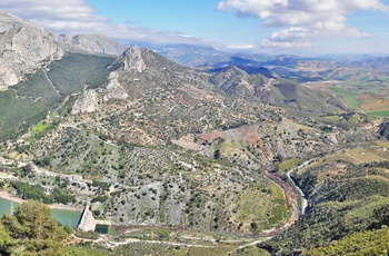 El Chorro Nationalpark - udsigt, Andalusien