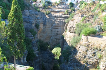 Udsigt fra Casa del Rey Moro - Ronda