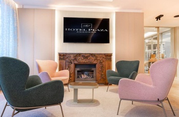 Andorra, Andorra la Vella - Plaza Hotel afslapning i lobby