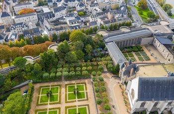 Chateau d'Angers haver, i Frankrig