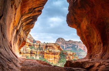 Orangerøde klipper i Sedona, Arizona