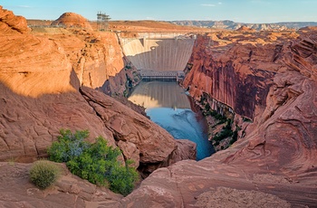 Glen Canyon dæmningen i Arizona, USA