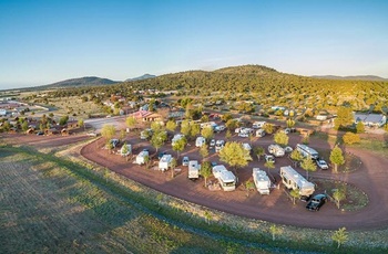 Campingpladsen Grand Canyon Williams KOA, Arizona i USA