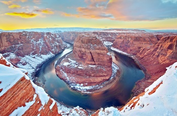 Horseshoe Bend, Coloradofloden i Arizona, USA