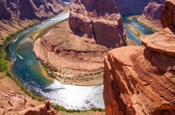 Horseshoe Bend, Coloradofloden i Arizona, USA