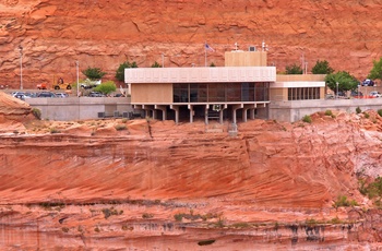 Carl Hayden Visitor Center ved Glen Canyon dæmningen, Arizona