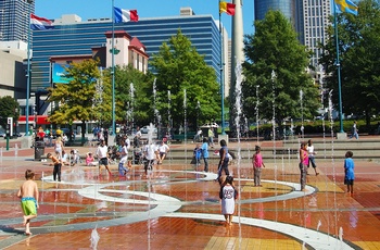 Liv og glade dage i Olympic Centennial Park, Atlanta