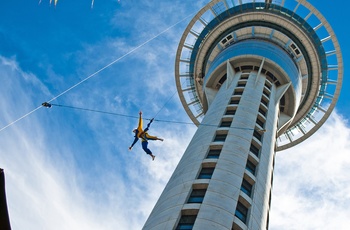 Sky Jump fra Sky Tower i Auckland - New Zealand