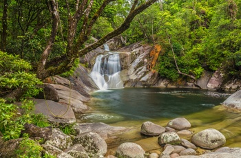 Josephine Falls i Wooroonooran  Nationalpark - Queensland i Australien