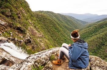 På vandring i Wooroonoorans Nationalpark - Queensland i Australien