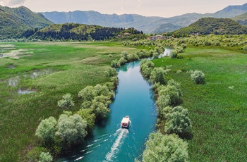 Bådtur på Skadarsøen i  Montenegro