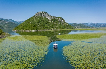 Bådtur på Skadarsøen i  Montenegro
