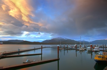 Aftensstemning - Prince Rupert lystbådehavn - British Columbia