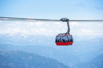 Kabelbanen Peak to Peak Gondola mellem Whistler og Blackcomb Mountain - British Columbia