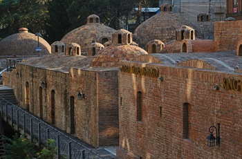 Badehus i  Abanotubani distriktet i hovedstaden Tbilisi - Georgien