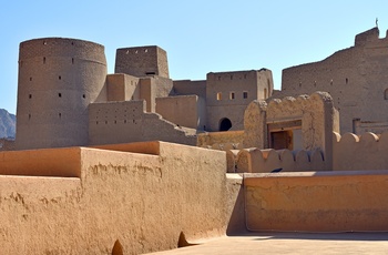 Inden for Bahla Fort i Oman